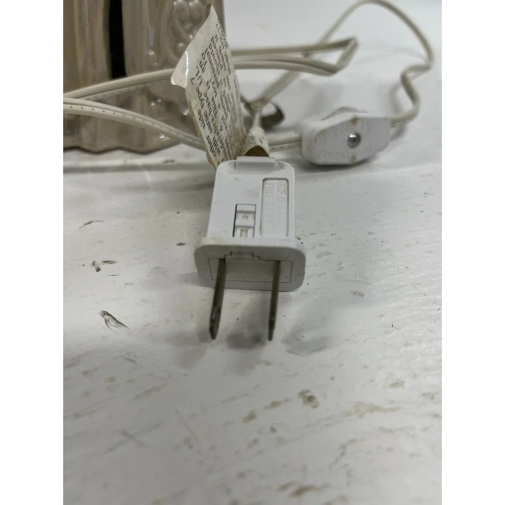 Unbranded~Ceramic Celtic Cross Lamp Nightlight Iridescent Religious Crucifix‎